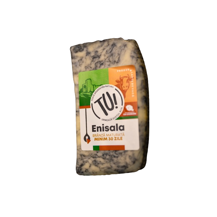 Brânză Enisala cu cărbune, maturată 30 de zile – 250 g