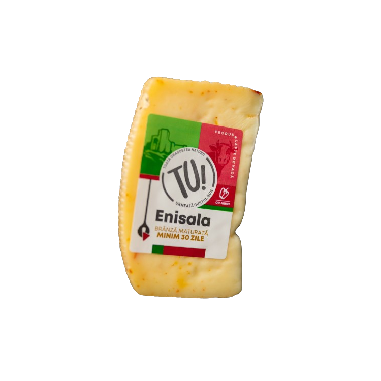 Brânză Enisala cu ardei, maturată 30 de zile – 250 g