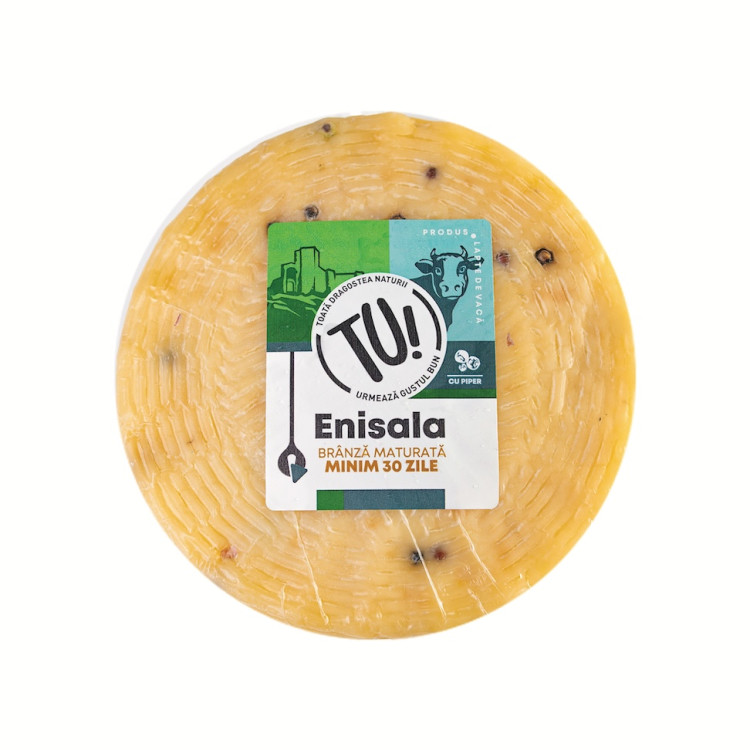 Brânză Enisala cu piper, maturată 30 de zile – aprox. 4 kg